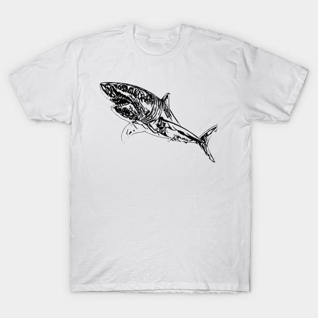 Shark T-Shirt by Nimmersatt